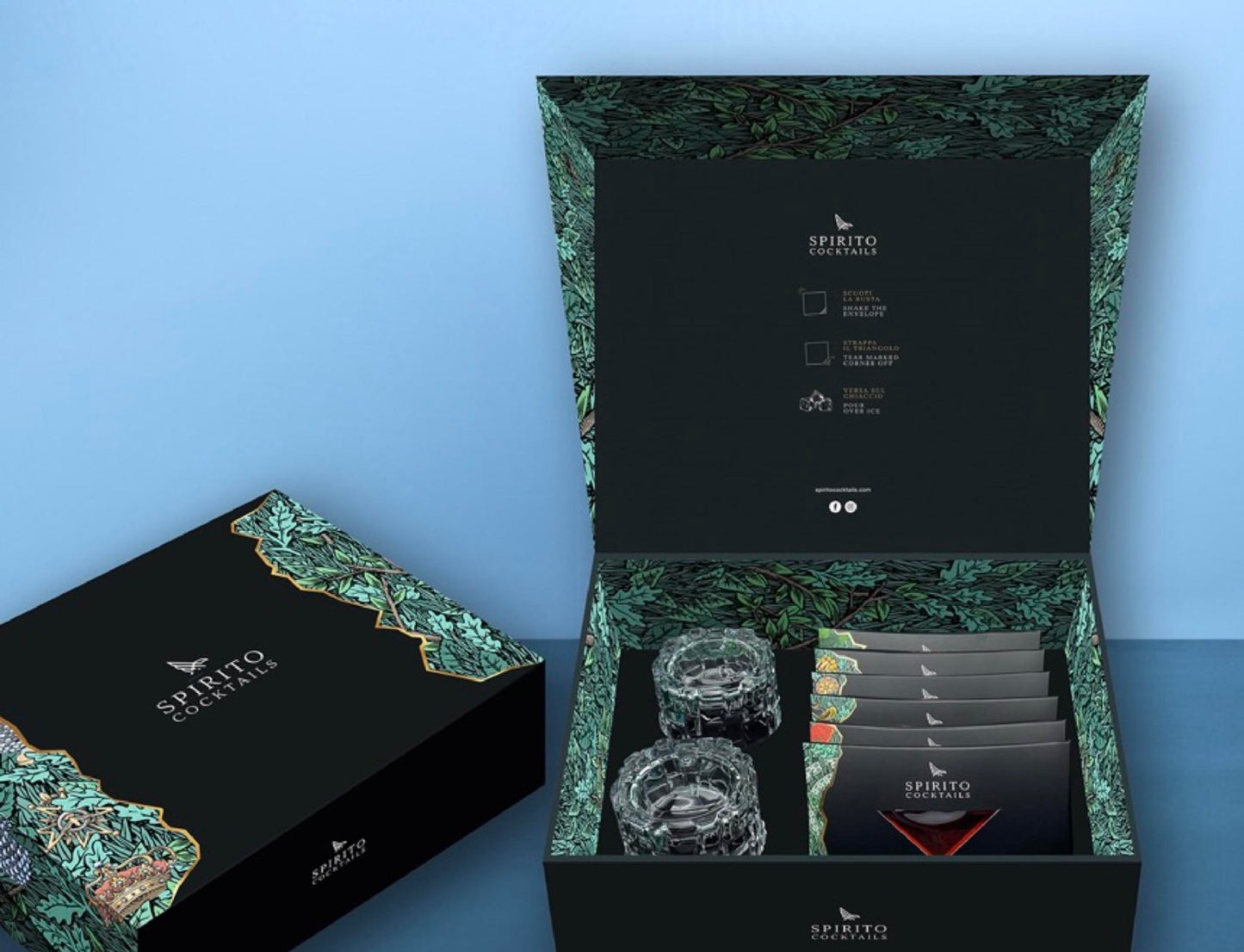Exclusive Spirito - 6 Cocktail + 2 Tumbler